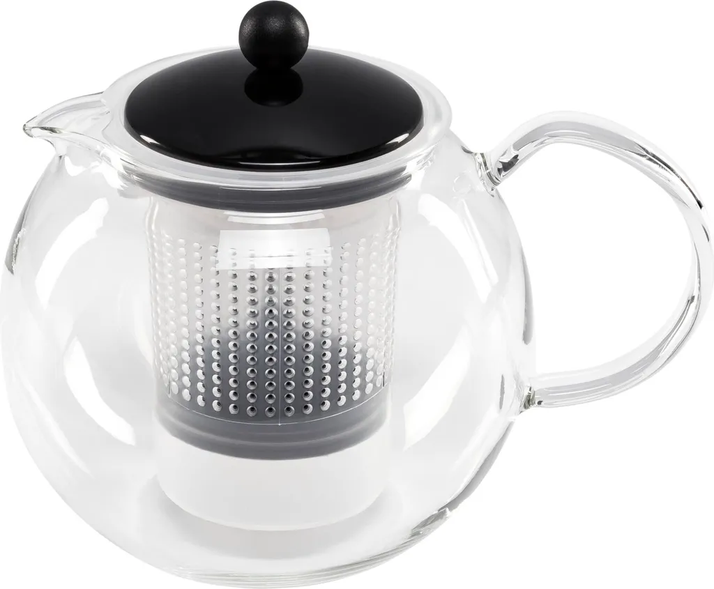Bodum ASSAM Tea Press 1L - Teiera con Filtro in Plastica e Vetro