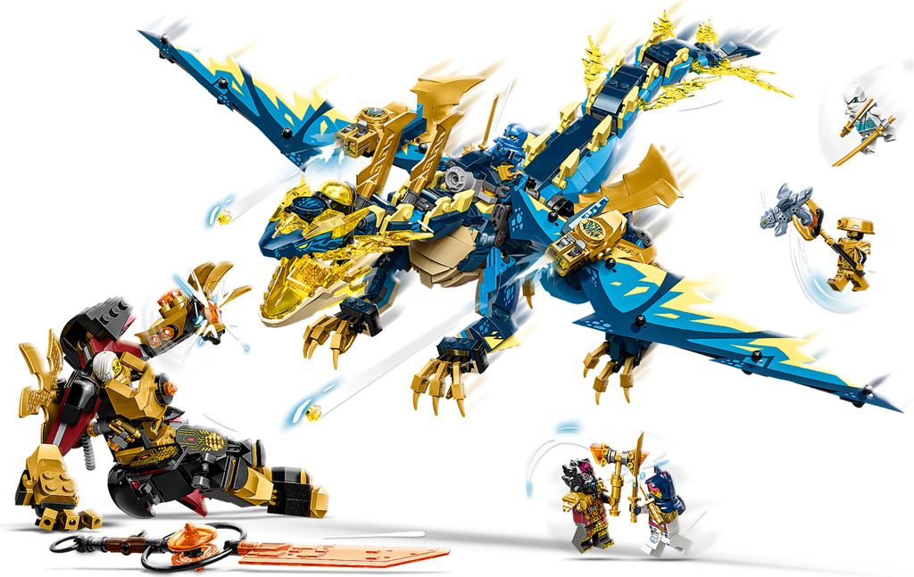 LEGO NINJAGO Smok żywiołu kontra mech cesarzowej, duży Zdjęcie produktu 38