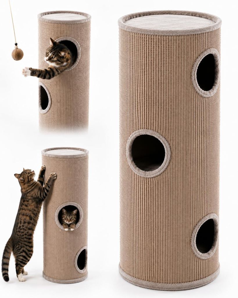 Arbre à gratter pour chats – Flamingo Greta L – 100 cm – Ø Image du produit 