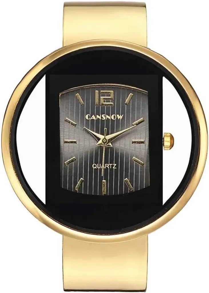 Orologio Donna Quarzo Oro Sferico - Affidabilità e Chiusura Sicura