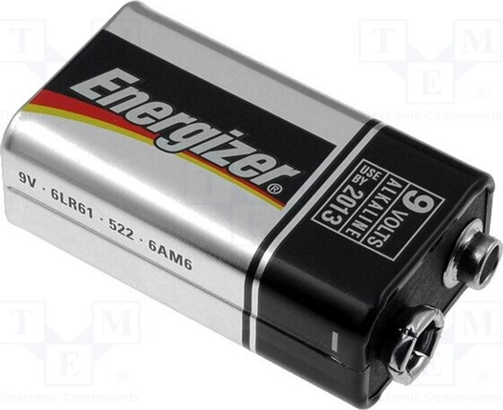 1x Batterie: alkalisch Base Anz.Bat: 1 aufladbar(nein) 6LR61 Batterien 9V 6F22