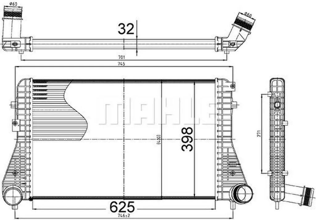 Poulie à courroie trapézoïdale MAHLE 110mm pour Audi A3 haute qualité