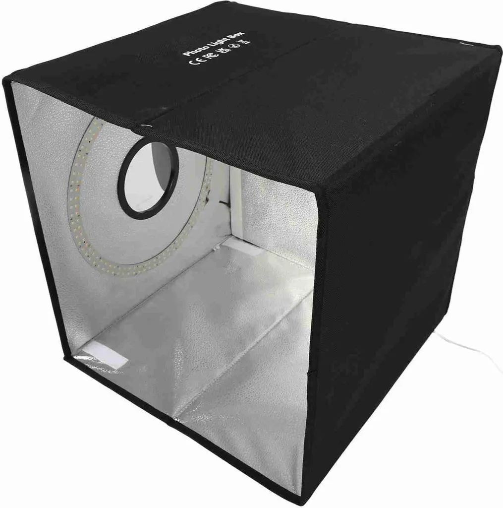 Mini Studio Photo LED Pliable avec Luminosité Réglable pour Objets 25cm - 5