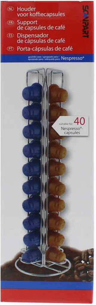 Organizzatore Capsule Nespresso Scanpart 40 Posti 2790002113 Inox
