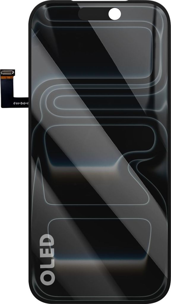 Clappio, Hard OLED Komplettdisplay iPhone 17 Pro Max Ersatz, Schwarz