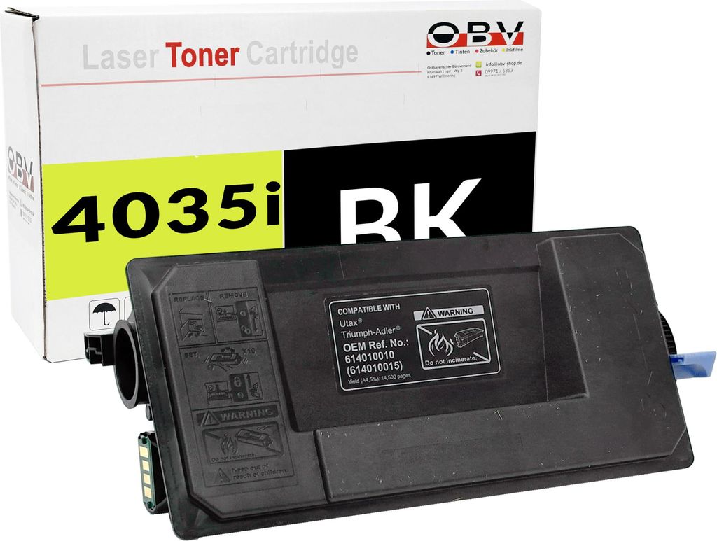 OBV Toner für Utax P-4030i P-4035i Schwarz