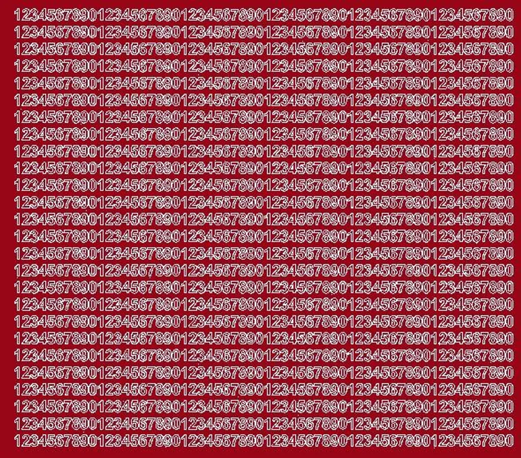 Etichette Numerate 5mm Rosso Opaco - Design Minimale per Catalogazione