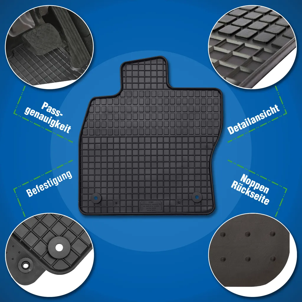 Tappetini in gomma per auto Petex Opel Mokka 2021- - 5