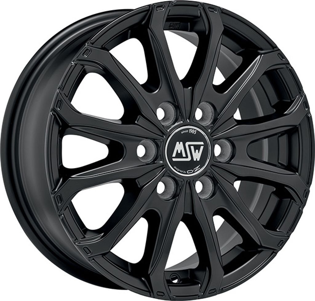 Alufelge Msw 48 Van 6 Holes 6.5X16 6X125 Et 68 Matt Black Produktbild 