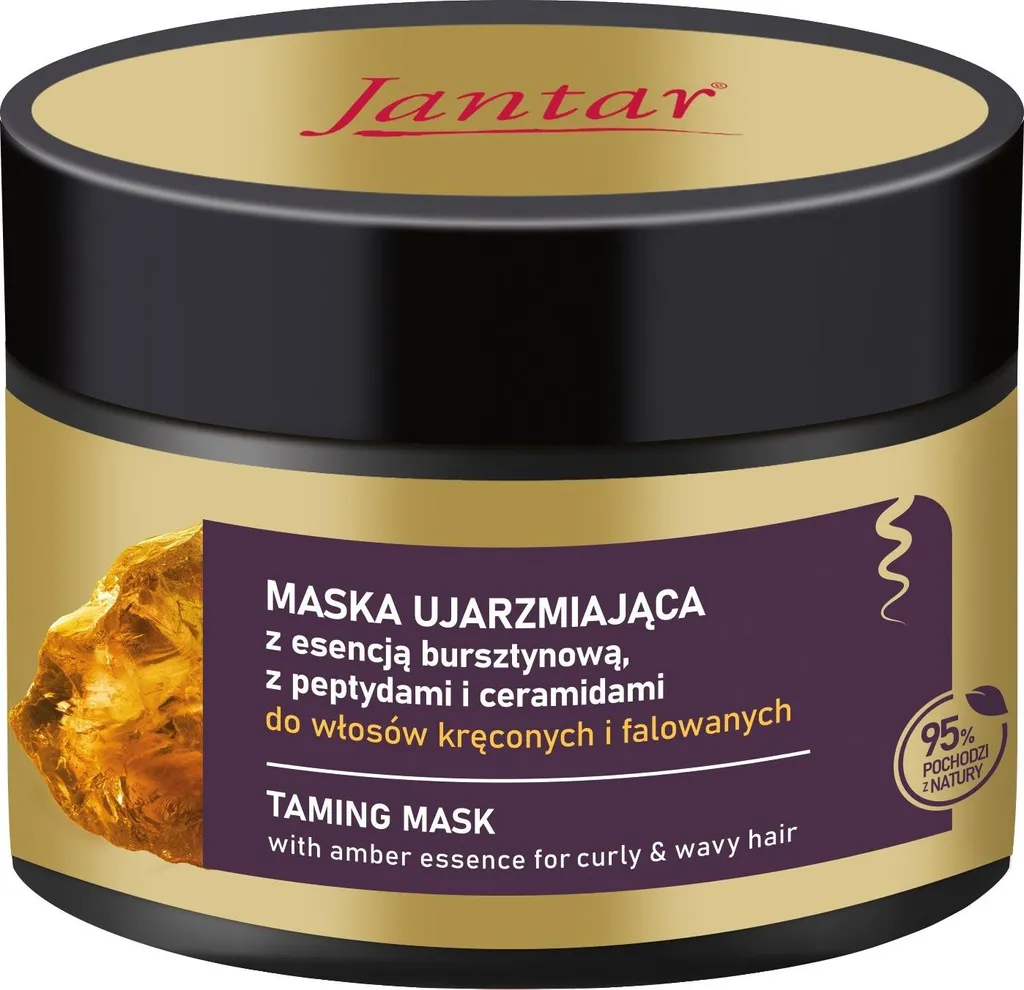FARMONA Jantar Maschera Lisciante 200ml - Ambra e Peptidi - Capelli Setosi
