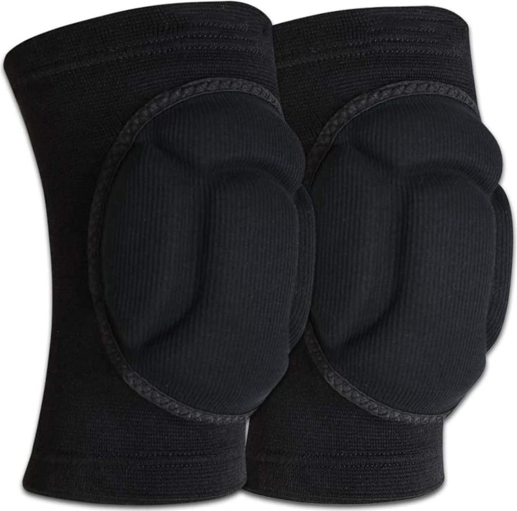 ASKSA Unisex Dicker Schwamm Kniepolster rutschfest schützt vor Stößen für Basketball Oder andere Sportarten, XL