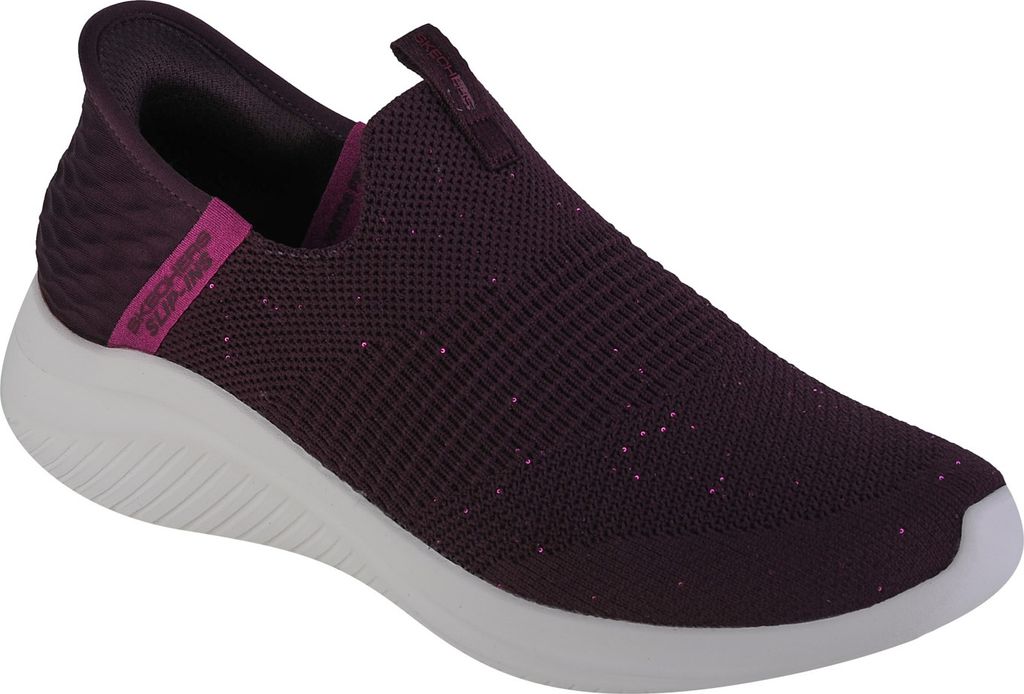 Skechers Slip-On-Sneaker SHINY NIGHT Damen Textil Rot Größe: 35