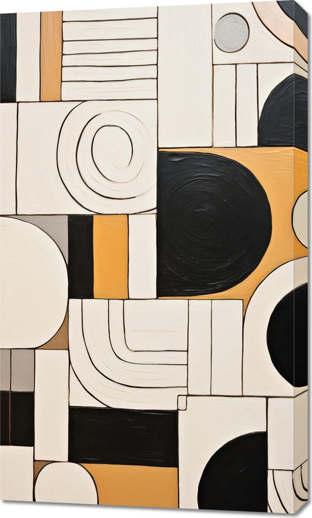 Bild 60x100cm Collage der Kontraste
