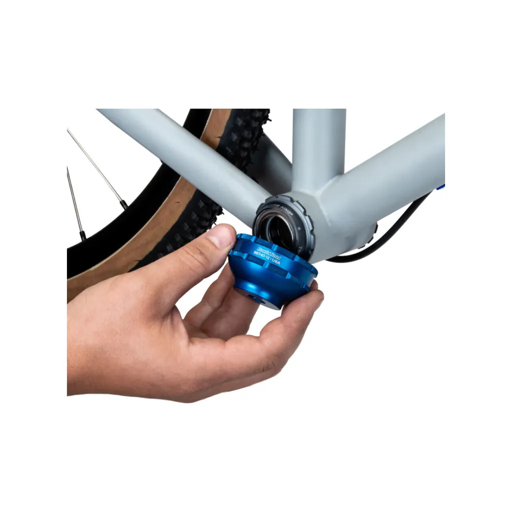 Solution pour démonter boîtier T47 bloqué : Park Tool BBT-47-12 bleu - 6