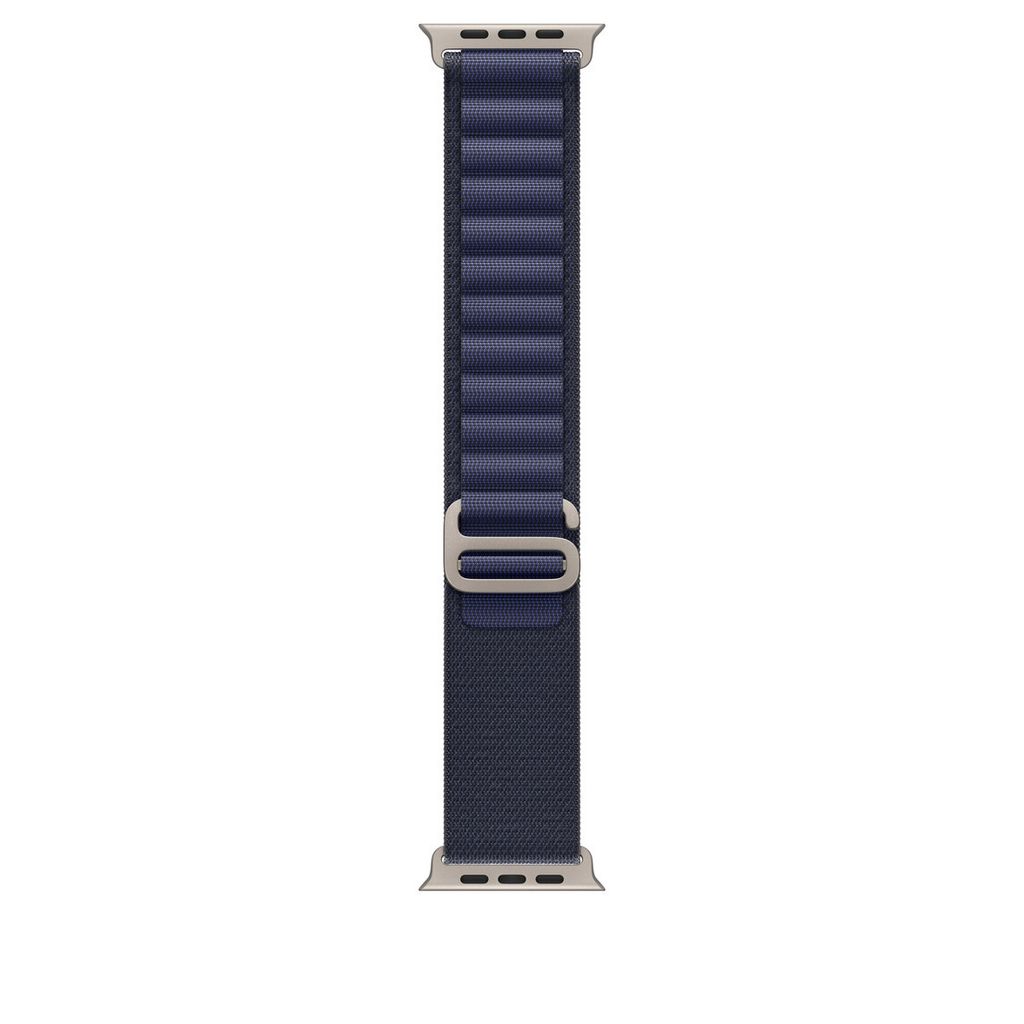 Apple MXN03ZM/A Intelligentes tragbares Accessoire Band Navy Polyester, Elasthan, Titan