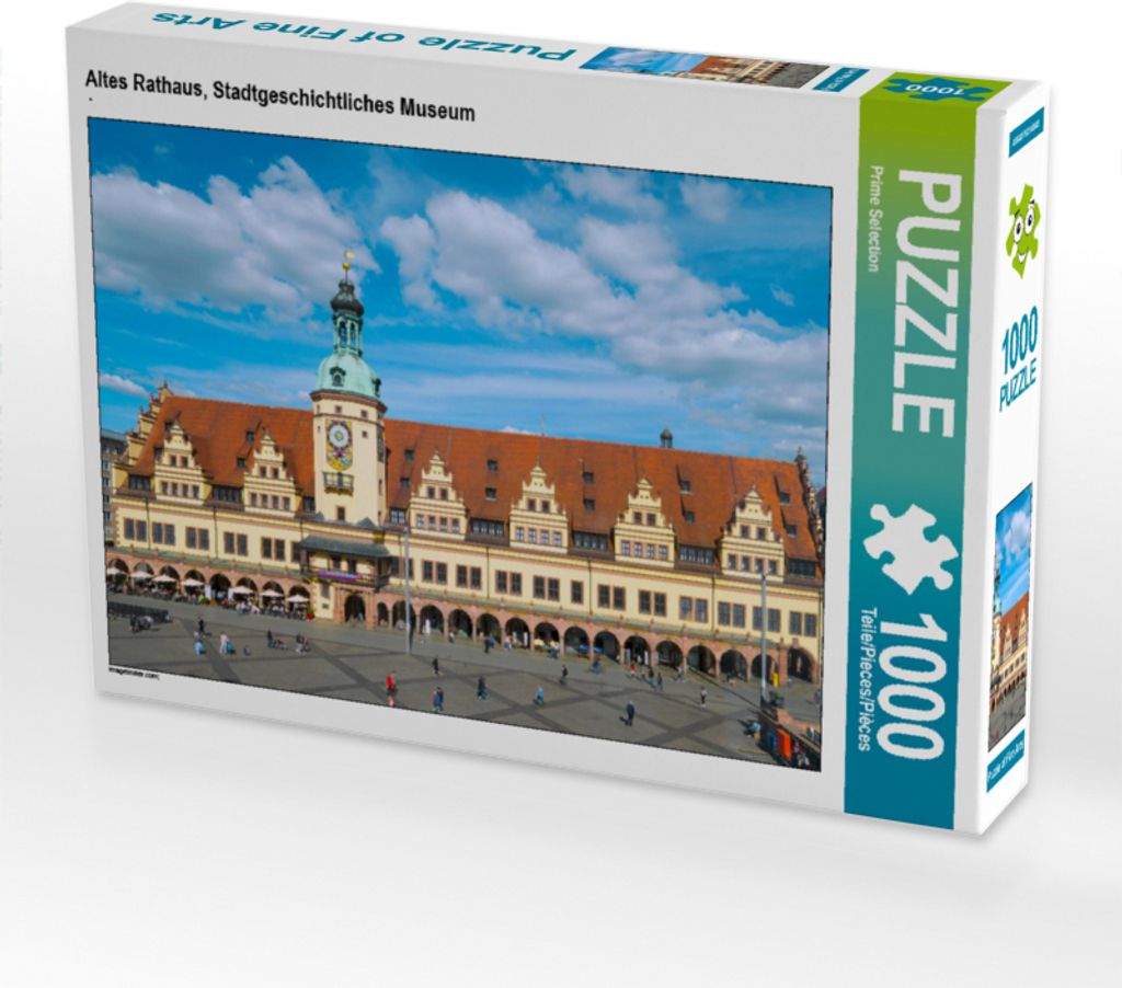 CALVENDO Puzzle Altes Rathaus, Stadtgeschichtliches Museum | 1000 Teile Lege-Größe 64x48cm Foto-Puzzle für glückliche Stunden