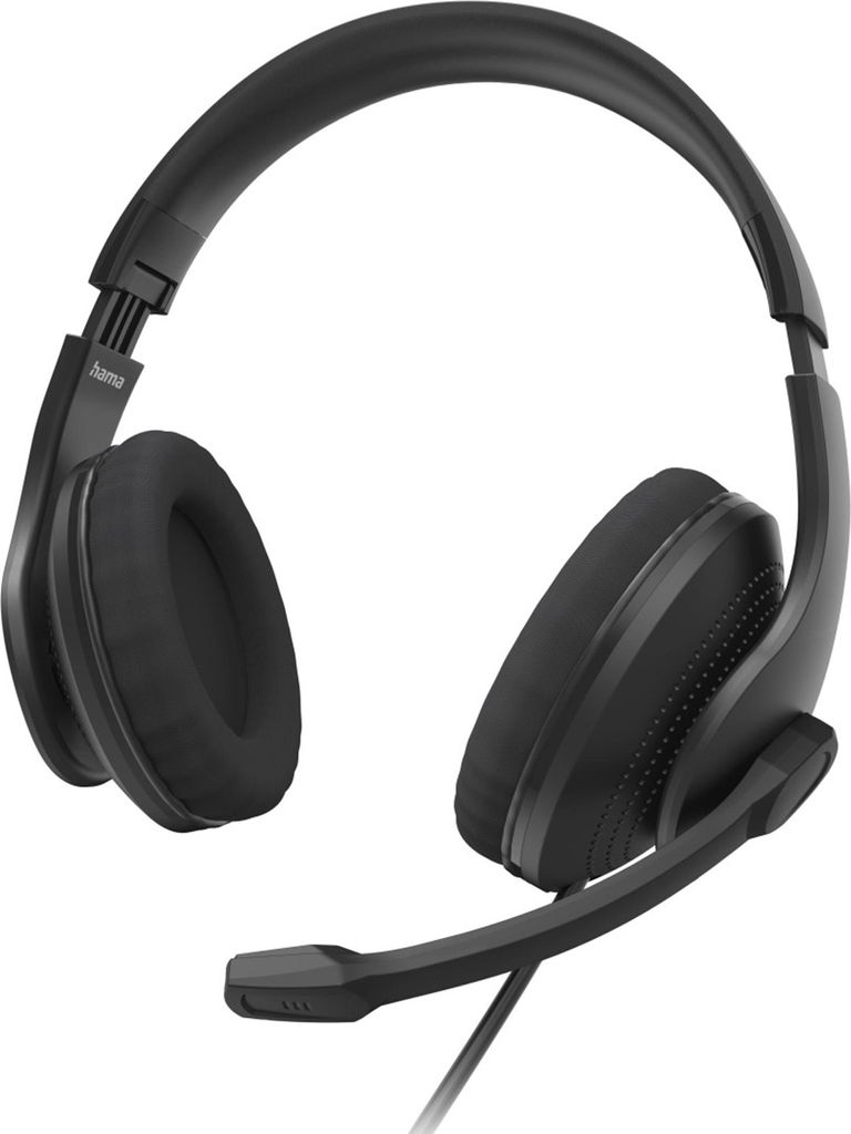 Hama PC-Office-Headset HS-USB300 V2, Stereo, Schwarz
