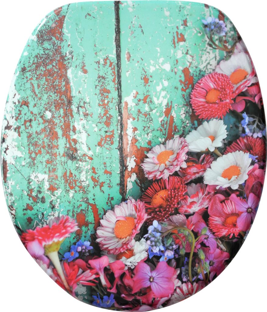 SANILO WC-Sitz mit Absenkautomatik Spring, Toilettendeckel direkt vom Hersteller, Klodeckel, Klobrille, WC Deckel, Toilettensitz, Toilettenbrille