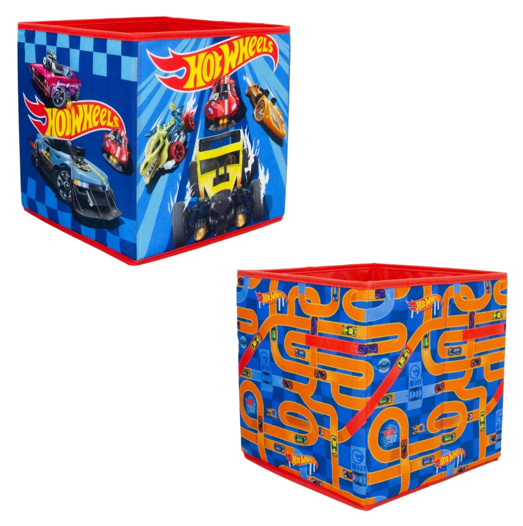 Cubes de rangement Hot Wheels anti-bazar pour trier les jouets