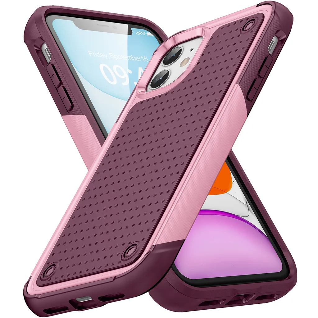 Custodia Ibrida iPhone 12 Pro Shockproof: PC e TPU Grado Militare