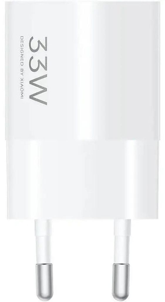Xiaomi 33W USB-C Ladegerät Nano Power Adapter Weiß Produktbild 