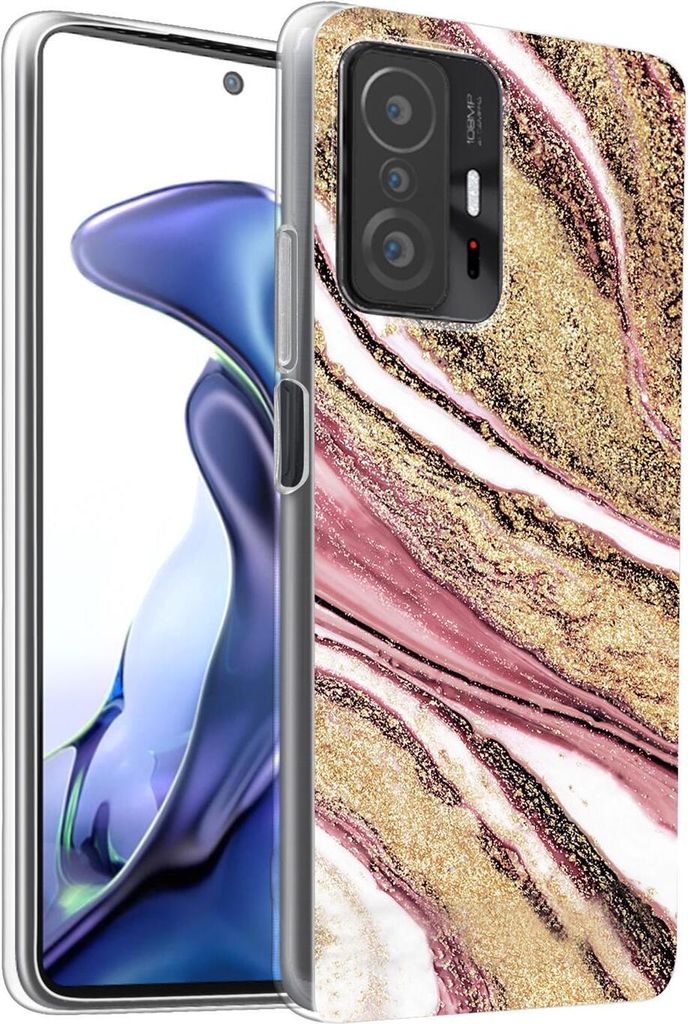 Conie Muster Schutzhülle für Xiaomi Mi 11T / Mi 11T Pro Tasche Silikon Case Bild Cover Bumper TPU Hülle als Motiv 2