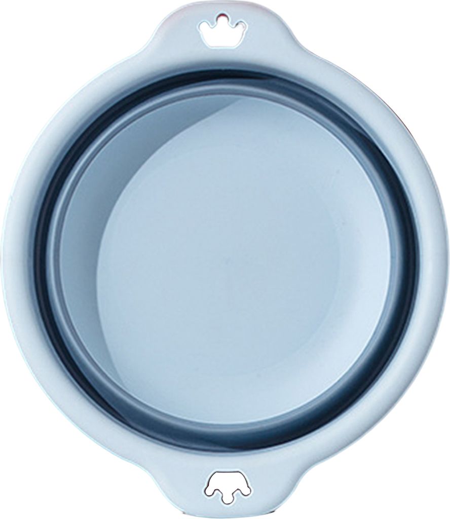 Wäschebecken, große Kapazität, Kunststoff, Aufhängeloch, Outdoor, Camping, tragbares Klappwaschbecken, Haushaltsbedarf