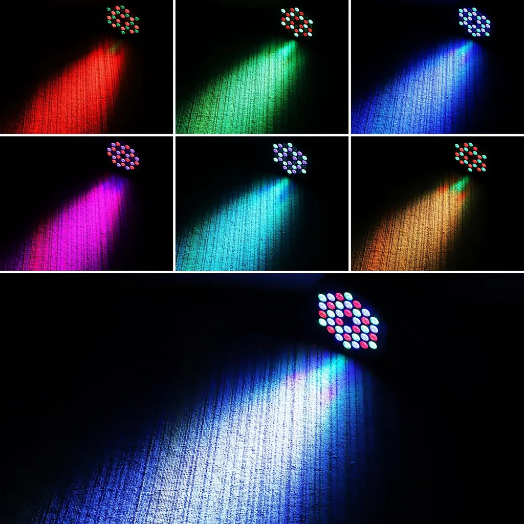 Projecteur de scène LED RGB 16W solution éclairage pour petite scène