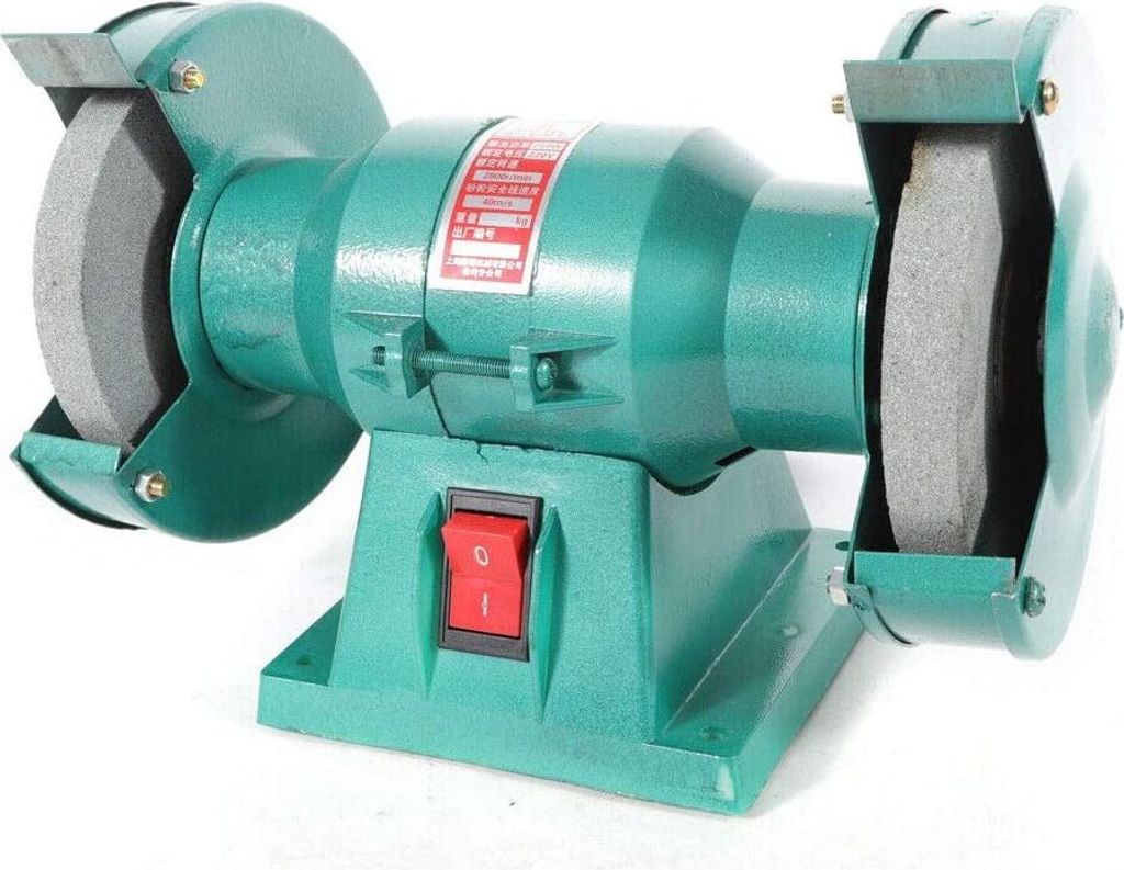Doppelschleifmaschine AC 250W 125MM Doppelschleifer Schleifmaschine Mikroschleifer Schleifgerät Schleifbock Haushaltsgebrauch klein Mahlen Maschine