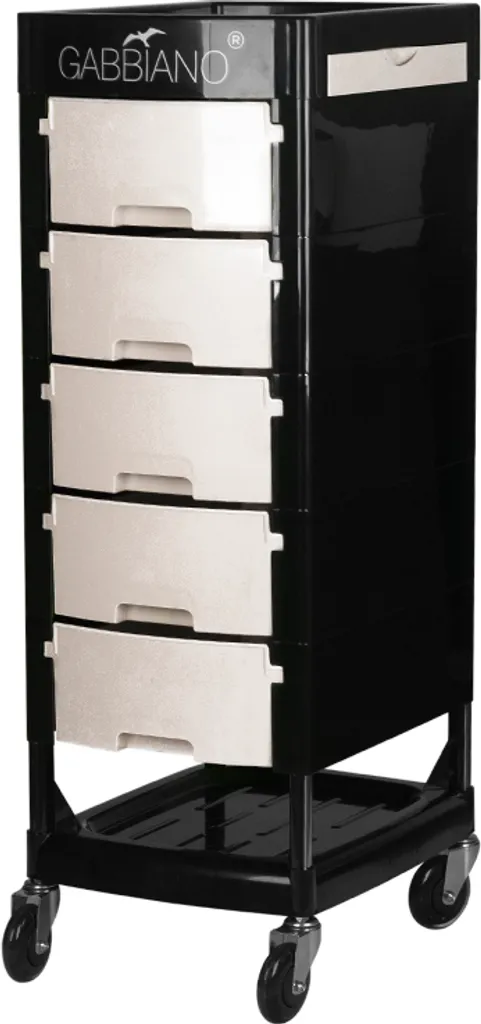 Assistant de coiffure robuste Gabbiano FT65 avec 5 tiroirs de rangement