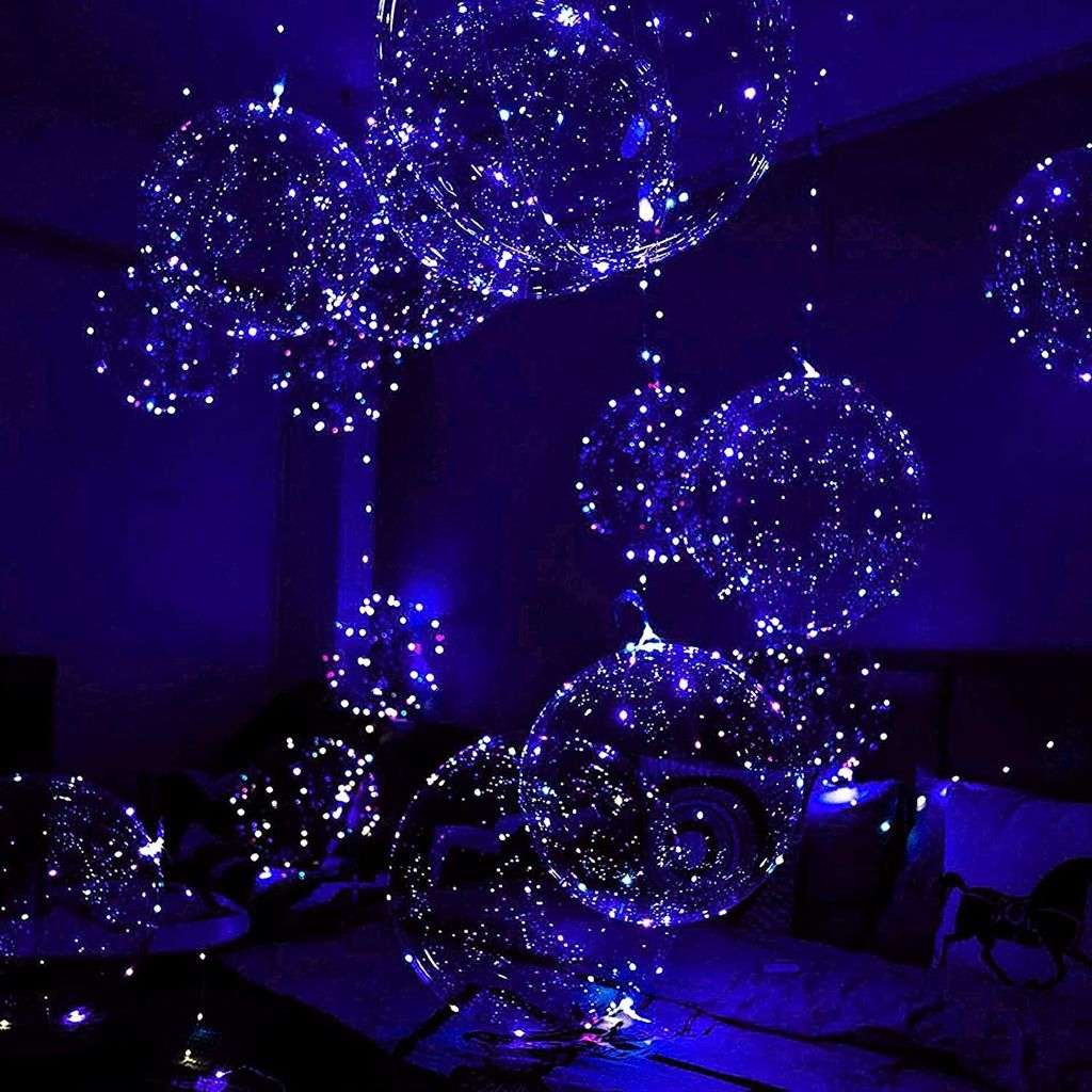 40 Stück LED-Ballons Mit Blinklichtern – Für Geburtstag, Partys, Weihnachten (10–24 Std. Leuchtdauer)