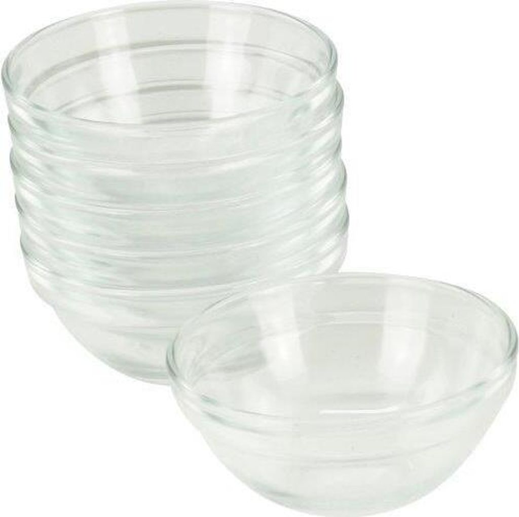 Glasschüssel Ø 7cm 6 Stück im Set Beilagenschüssel Produktbild 1