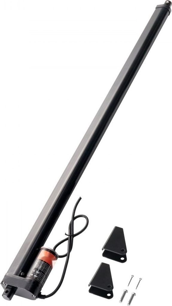Linearaktor 1000N DC 12V - Linearantrieb IP54 - Elektrischer Linearmotor 500mm - Geräuschpegel ≤ 50dB - Elektrischer Türöffner 14mm/s - Linear...