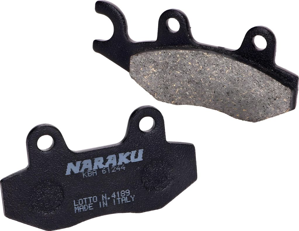 Naraku Bremsbeläge organisch kompatibel mit Keeway, Kymco, Peugeot, TGB