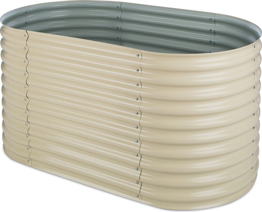 Blumfeldt, oceľový vyvýšený záhon, oválny, 160 x 80 x 80 Obrázok produktu 