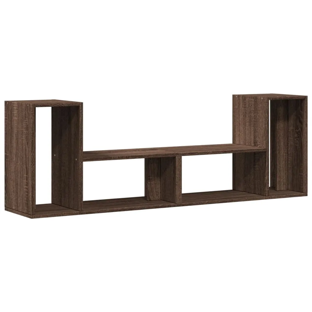SYFAX™ Set 2 Mobili TV Rovere Marrone 75x30x50 cm - Legno Multistrato