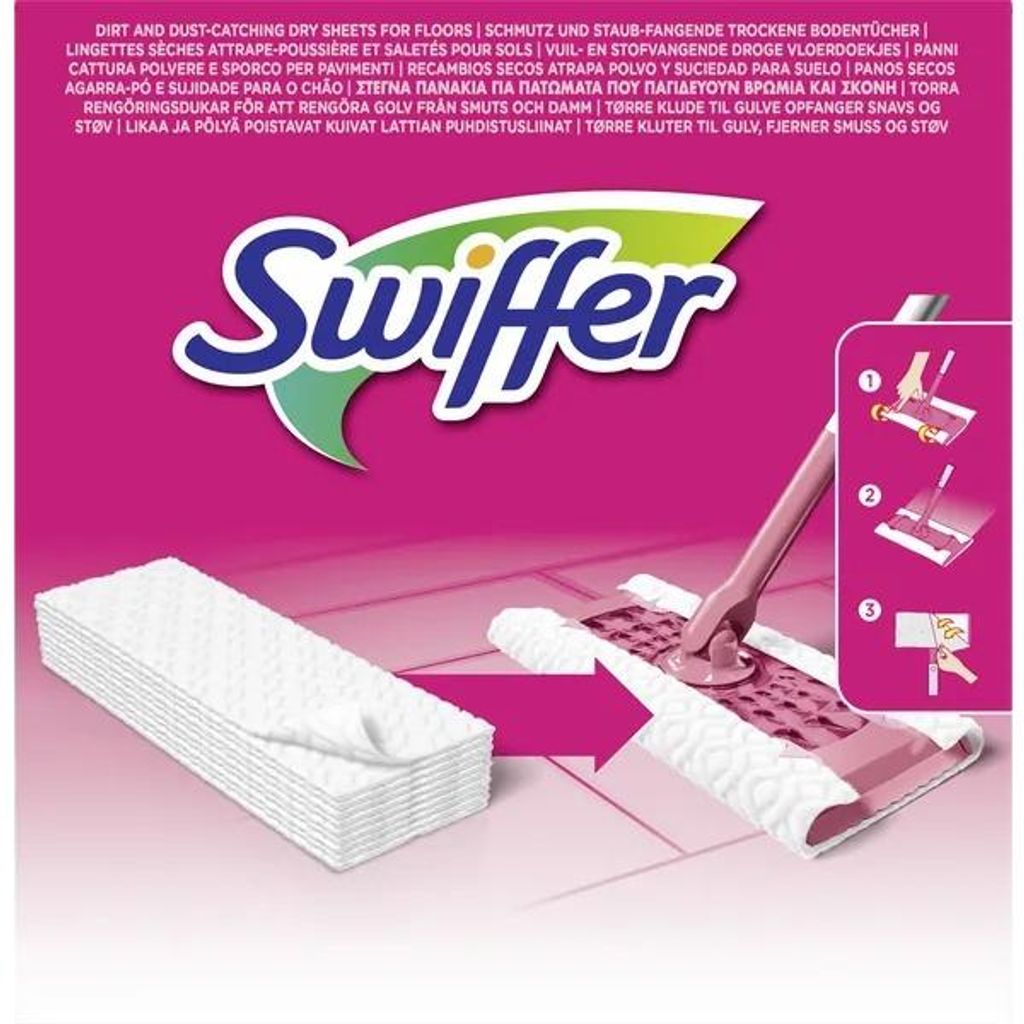 Swiffer Bodenstaubtücher Dry 36 Stück Nachfüllpack Limited