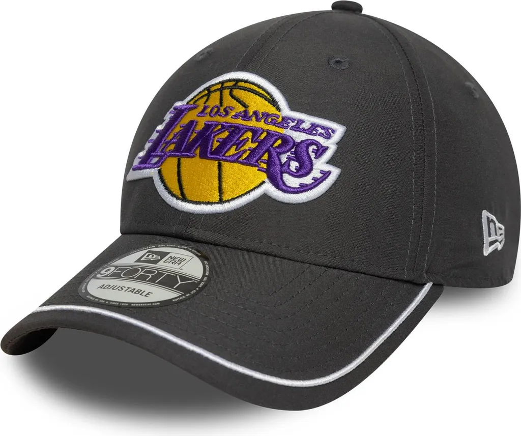 Cappellino NBA New Era 9Forty Piping Los Angeles Lakers Regolabile