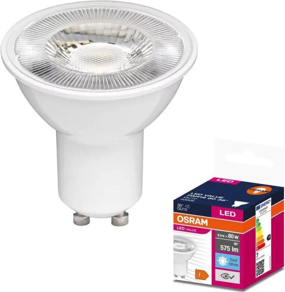 Osram LED Spot Value PAR16 36 6.5W neutralweiss GU10 Produktbild 