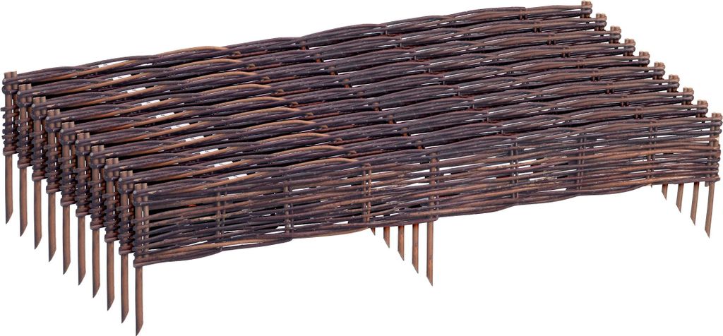 Relaxdays Tuinrand, voor gazon, set van 10, HxB: 10 x 100 Productafbeelding 
