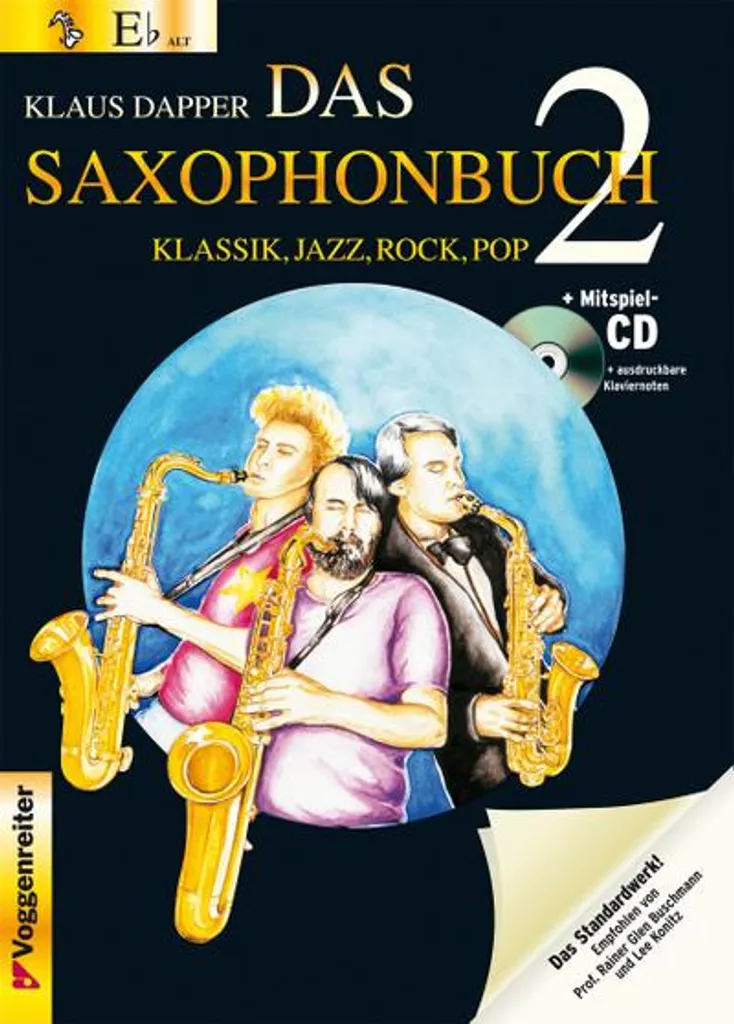 Das Saxophonbuch 2 Version Eb : Maîtrisez le Saxophone Alto et Baryton Mib