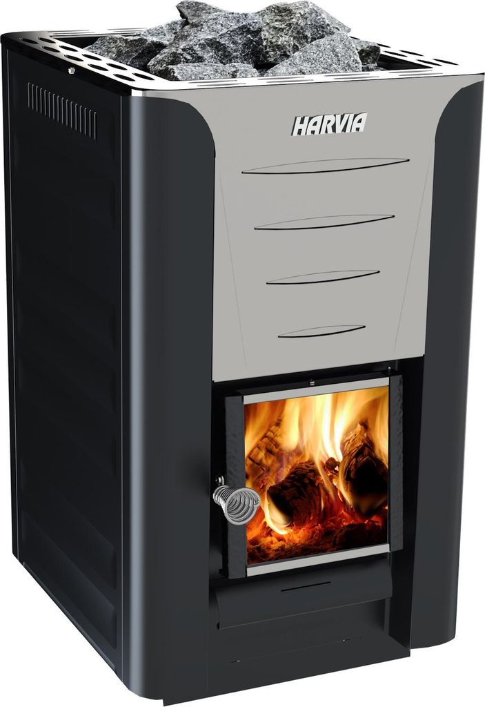 Harvia Pro 20 Sauna Holzofen 24,1 kW Saunaofen Holz mit BImSchV Stufe 2