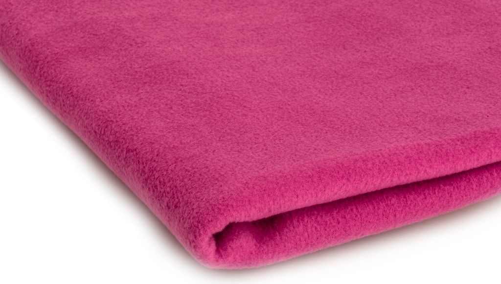 Polar Fleece Stoffe 200 g/m2 Fuchsie 50 x 155 cm Produktbild 