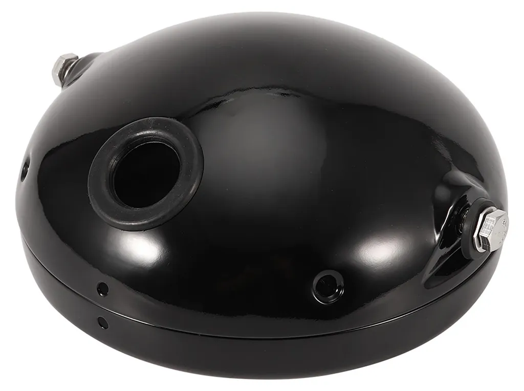 Cache phare LED 7 pouces noir pour modification de phare moto custom