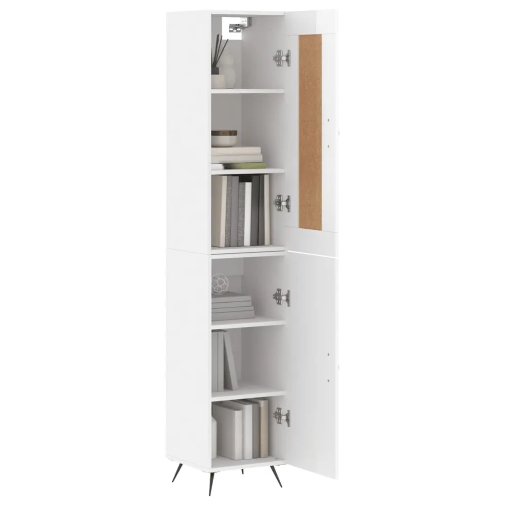 Armadio Ufficio/Casa Bianco Lucido 180cm | vidaXL Highboard Verticale - 3