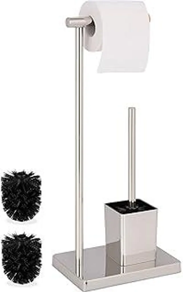 Set WC Argento Inox 66,5cm: Il Tocco di Luce che il tuo Bagno Merita