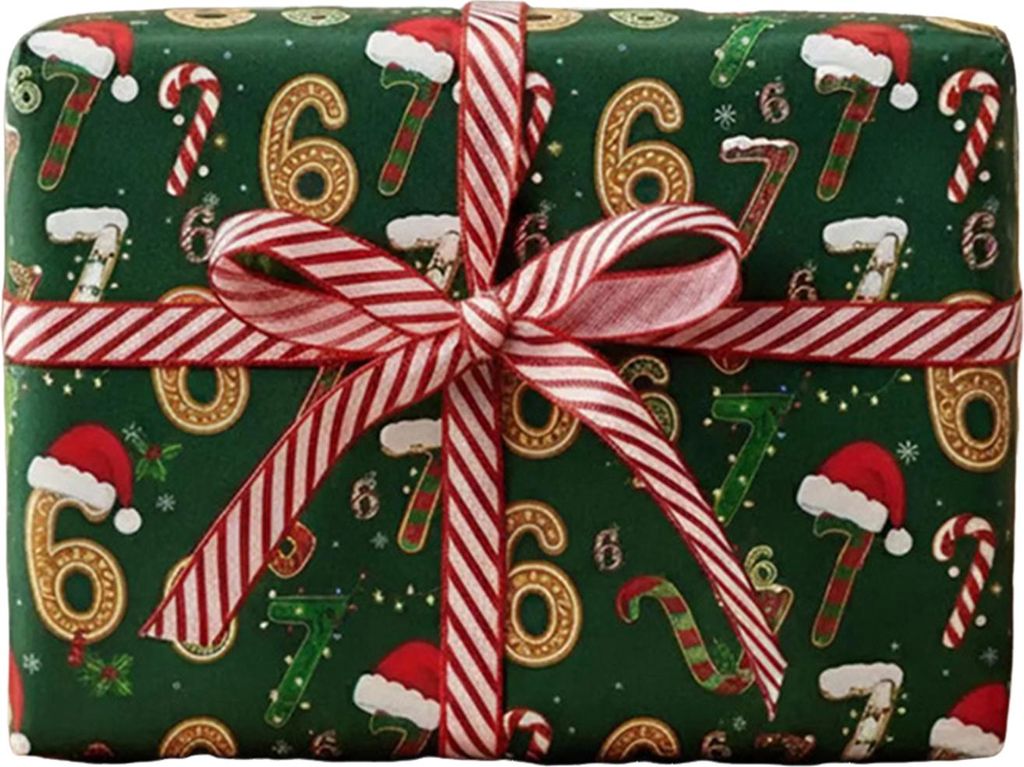 67 lustige Meme-Weihnachtsgeschenkpapierrollen für Kinder – einzigartiges Geschenkpapier für Geburtstage und Weihnachten