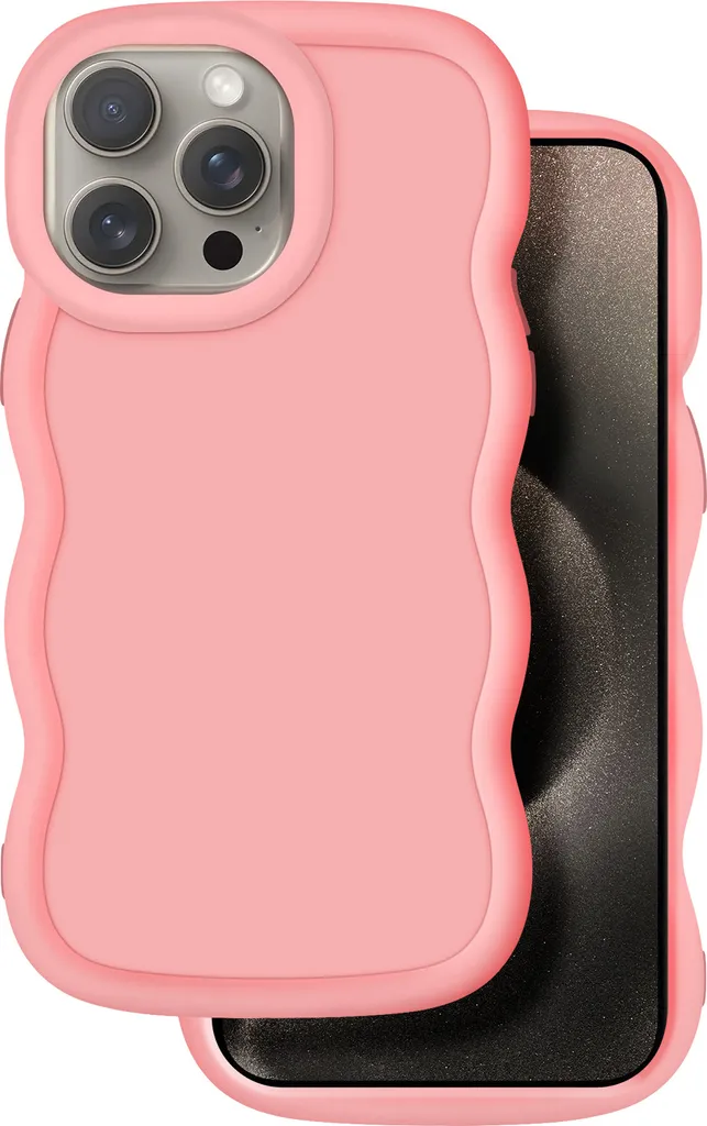 Cover iPhone 15 Pro Max Avizar Candy Rosa - Anti-Urto Economica - 3