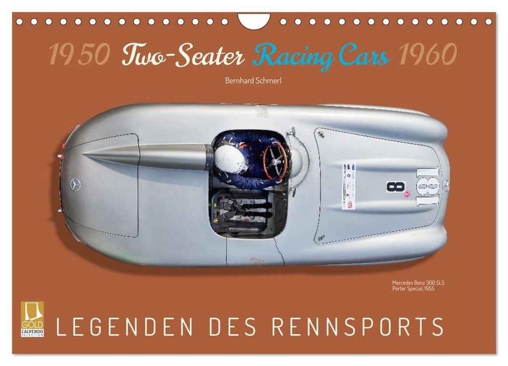Two-Seater Racing Cars 1950-1960 (Wandkalender 2027 DIN A4 quer), CALVENDO Monatskalender