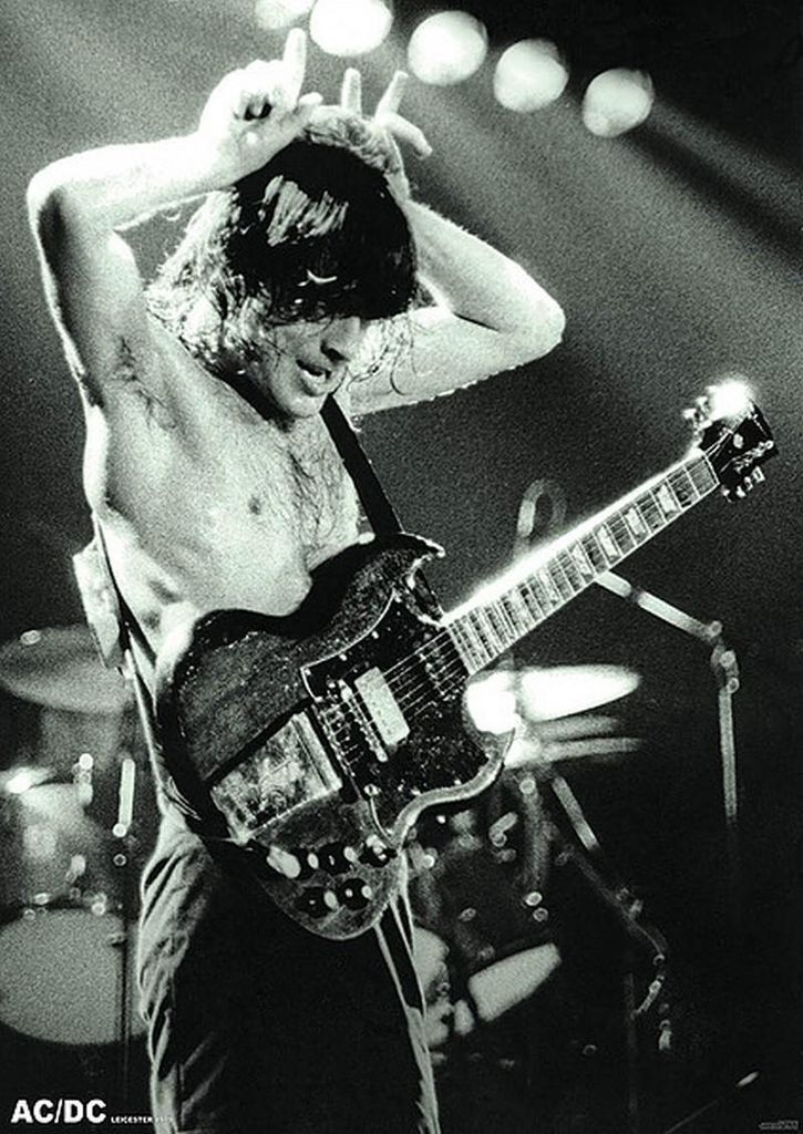 AC/DC - Angus Young, 1979 - Plakat - 59x84 cm Produktbild 